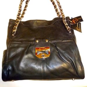 Vintage B. Makowsky Glove Leather Shoulderbag/Tote- Large